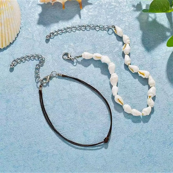 🔴𝟱/$𝟭𝟱🔴𝗖𝗟𝗘𝗔𝗥𝗔𝗡𝗖𝗘 Seashell Anklet NEW - Picture 3 of 10